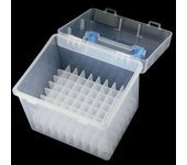 Estuche de plástico con 80 ranuras para guardar marcadores y rotuladores de pintura. Se adapta a rotuladores de 15 mm a 18 mm.