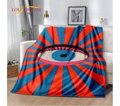 Manta de felpa suave con diseño de árbol de la vida de Nazar y mal de ojo, manta de franela para sala de estar, dormitorio, cama, sofá, funda de picnic para niños 75x100cm (30x40inch)