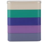 Caja de almacenamiento de piezas de reloj de 5 capas Herramientas de reloj para componentes de tornillo Piezas de hardware de movimiento(Cuadrado)