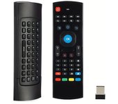 Mando a distancia inalámbrico USB MX3 Air Mouse, mando a distancia inteligente de repuesto, controlador RF de 2,4 G con micrófono de voz para Android TV Box PC negro