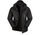 Chaqueta impermeable 3 en 1 Bracken Extreme para hombre de Mountain Warehouse XS gris oscuro