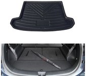 Alfombrilla especial para maletero trasero de coche para Kia Carens Rondo UN EX LX 2007-2013, bandeja impermeable, alfombrilla para equipaje, cubierta de revestimiento, accesorios negro