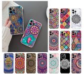 Funda de teléfono para Iphone 14 13 12 11 Pro Max Xs Max Xr X 12mini 14 Plus Se Mandala Flower Totem Funda Capa Cell iphone 11ProMax