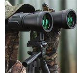 Binoculares Telescopio de visión nocturna con zoom profesional HD 20x de largo alcance 1000 m para acampar al aire libre only Binoculars