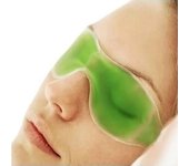 Máscara de ojos con protección para los ojos, compresa de gel para dormir fría, alivia la fatiga ocular, relaja y elimina las ojeras, herramientas para el cuidado de los ojos verde