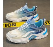 Zapatillas de deporte de moda para hombre de primavera 2024, nuevos zapatos de diseño para hombre, zapatos de plataforma cómodos y transpirables, zapatillas para correr, tenis masculinos 39 negro