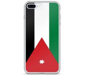 Funda para iPhone - Bandera de Jordania - iPhone 7 Plus - Flexible - Multicolor - Vertical