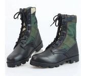 Botas de combate tácticas de camuflaje para hombre, botines impermeables con cordones para exteriores, de lona transpirable, para el desierto 41