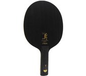 Raqueta de tenis de mesa STIGA Shake certificada oficialmente por la Asociación Japonesa de Tenis de Mesa Carbon Truls Edition STR Black JTTAA. (Tipo redondo) negro