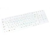Funda de teclado NEC VERSAPRO con teclado numérico Fabricada en silicona con Blanco [YD] VK19EX-D VK25MX-D VK25TX-E VK19EX-H VK24LX-H VK25LX-G VK26TX-G blanco