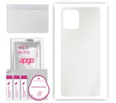 apgo Protective Skin Sticker for the back compatible with Oppo Find X3 Pro, Wrap Film, Foil, Vinyl - Pattern Matte Transparent