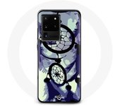 Coque pour Samsung Galaxy S20 Ultra Attrape Rêve violet gris et Noir