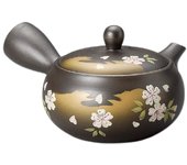 Tetera con capacidad de 280 cc y colador de té de malla humeante. Artículos Tokoname. Cocinas J. Cocinas J. (aprox.) (tetera profunda/tetera de cesta) N.° 264709