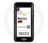 Coque iphone XR billet d'avion berlin