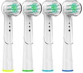 Cabezales de repuesto para cepillo de dientes Oral B, supersuaves, con tapas, aptos para 7000/Pro 1000/9600/ 500/3000/8000, 4 Uds. 4Pcs Toothbrush Heads