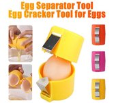 2/4/6 piezas Abridor de huevos Cortador de cáscara de huevo Herramienta para romper huevos de mano Separador y rompedor de huevos multifuncional Aparato de cocina liviano 2pcs