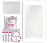 apgo MATTE Protective Skin Sticker for the back compatible with Lenovo Tab M8 3rd Gen, Wrap Film, Hydrogel Film, Flexible, Soft TPU with positioning l