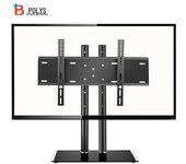 Soporte de base de TV universal para pantallas de 32 a 65 pulgadas: soporte de trípode de escritorio, no requiere perforación