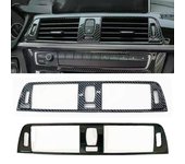 1 pieza de moldura de ventilación de aire acondicionado de consola central de automóvil compatible con BMW Serie 3/4 F30 F31 F32 F36-2013-2019