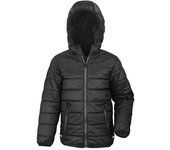 Result Core Chaqueta acolchada para niños/niños 11-12 negro/naranja