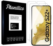 Cristal Templado para Samsung S22 PLUS 5G [Paquete 2] Protector de Pantalla de Vidrio Phonillico®