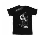 Camiseta con foto firmada para hombre Bon Scott M negro