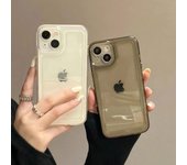 Funda transparente a prueba de golpes para iphone 11 Pro Max 12 13 Pro XS Max X XR 7 8 Plus SE 2 3 2020, cubierta protectora transparente para lente de cámara IPhone 7
