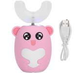 Cepillo de dientes eléctrico en forma de U para niños de 2 a 12 años blanco