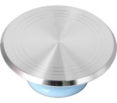 Plato giratorio de aleación de aluminio para decoración de tartas de 12 pulgadas, herramienta giratoria para hornear