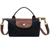 Bolsos de lujo de diseñador para mujer, bolsos de mano para mujer, bolsos de mensajero cuadrados, Hobos de hombro, Bolsa lateral cruzada de nailon, novedad de 2024 azul