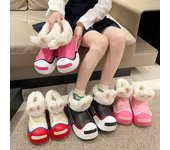 Nuevas Botas de lluvia Kawaii para mujer, zapatos de goma impermeables, bonitas Botas de lluvia, cómodas botas de trabajo para jardín, zapatos de mujer 36-37 beige