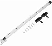 Kit de soporte para ventana de invernadero de aluminio manual, barra de apertura de ventilación de techo