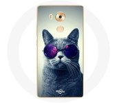 Coque pour Huawei Mate 8 Chat lunettes Style