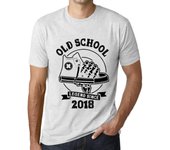 Camiseta vintage para hombre con gráfico Old School All Star desde 2018 Vintage blanco XS anti-flash blanco