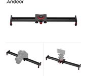 Riel estabilizador de vídeo deslizante de pista de cámara de aleación de aluminio de 50cm/20 pulgadas para cámara DSLR 30cm