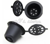Cápsulas reutilizables - Nespresso - 10uds - Recargables - Plastique - Noir