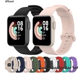 Correa de silicona para Xiaomi Mi Watch Lite, versión Global, repuesto de correa de reloj, pulsera Redmi Watch mi Watch lite 2 Redmi Watch 2 Lite negro