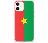 Funda iPhone - Multicolor - Drapeau Burkina Faso - Souple - TPU - Compatible iPhone 12 mini