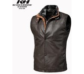 Chaqueta de cuero para hombre Chaleco de PU de principios de otoño Chaqueta de hombre vintage informal de gran tamaño Chaleco de trabajo de moda 5XL