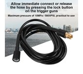 M22 negro hembra Jet Wash extensión hembra lavadora a presión manguera herramienta 15M 15m