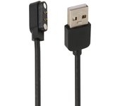 Cable de carga magnético para reloj inteligente Xiaomi Haylou RT2 LS10 Cable de carga rápida USB Base de alimentación
