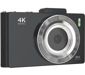 Cámara digital 4K Cámara de vídeo digital portátil Cámara CCD 48MP Pantalla IPS de 2,8 pulgadas Antivibración 16X verde