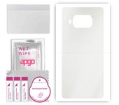 apgo Protective Skin Sticker for the back compatible with Xiaomi Mi 10T Lite 5G, Wrap Film, Foil, Vinyl - Pattern Matte Transparent