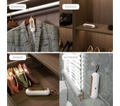 Ozono refrigerador desodorante esterilizador ambientador eliminador de olores refrigerador limpiador de aire para frutas y verduras 1PCS color rosa