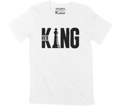 Camiseta gráfica ULTRABASIC para hombre Her King Black Leader Black Lives Matter BLM Shirt XS blanco