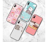 Funda de teléfono con dibujos de animales para Huawei G7 G8 P7 P8 P9 P10 P20 P30 Lite Mini Pro P Smart Plus Cove P20Lite
