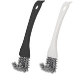 Cepillo de limpieza para estufas Cepillo multifuncional para limpiar estufas Cepillo pequeño para limpiar esquinas muertas de fregaderos y barbacoas One Size blanco