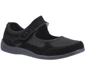 Zapato de gamuza con cierre táctil Morgan para mujer/señora Fleet & Foster 3 UK