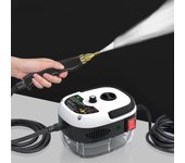 Nuevo limpiador a vapor para el hogar y el automóvil, ajuste de 5 velocidades, desinfección a alta presión y alta temperatura de 3 BAR, 99,9 % de bacterias, electrodomésticos de cocina 110V blanco