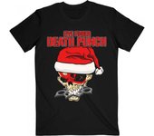 Five Finger Death Punch - Camiseta unisex para adulto, diseño de Papá Noel S negro